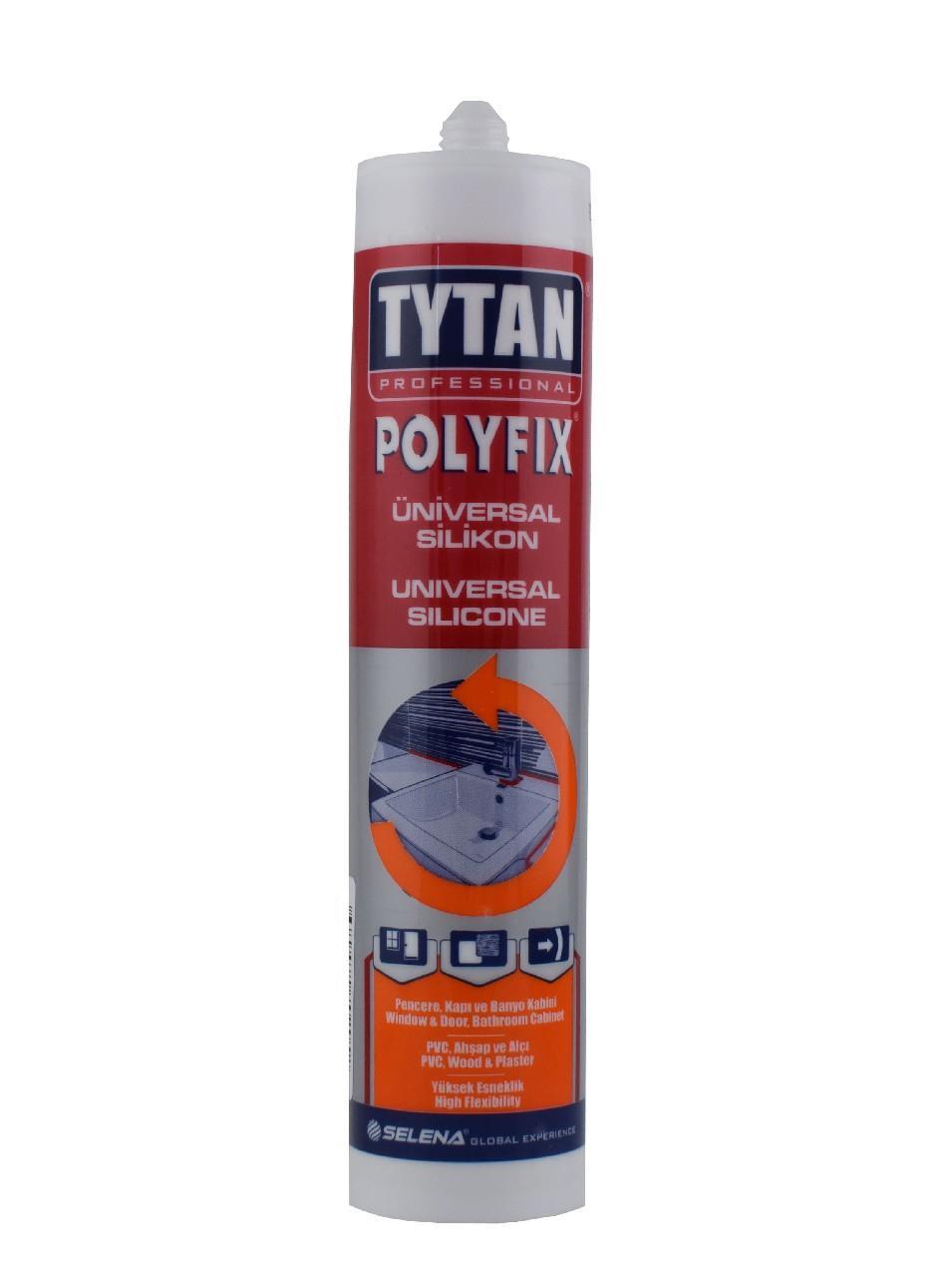 TYTAN POLYFİX ŞEFFAF SİLİKON